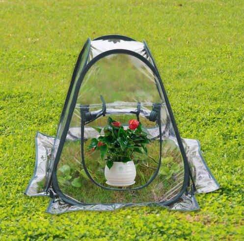 PVC Mini Greenhouse Growing Tent Plant Warm Room Garden Folding Tent Grow Box Artificial Turf Tent