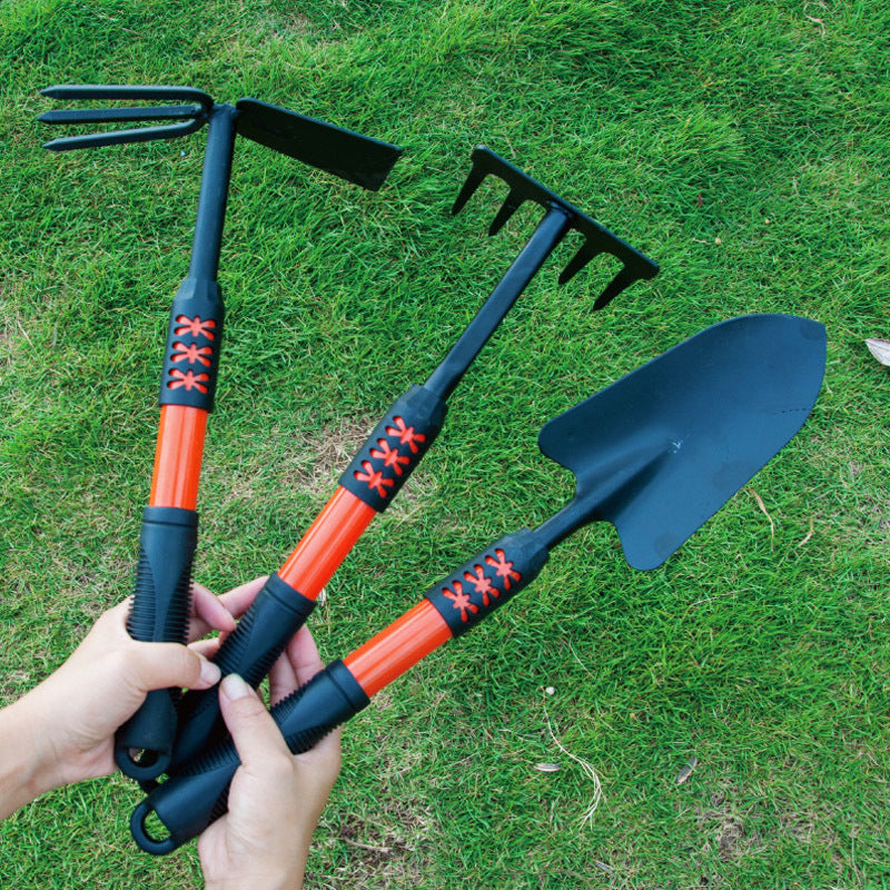 Shovel Garden Tools Catch The Sea Tool Plastic Shovel Stainless Steel Shovel Garden Tool Shovel Three-Piece Set