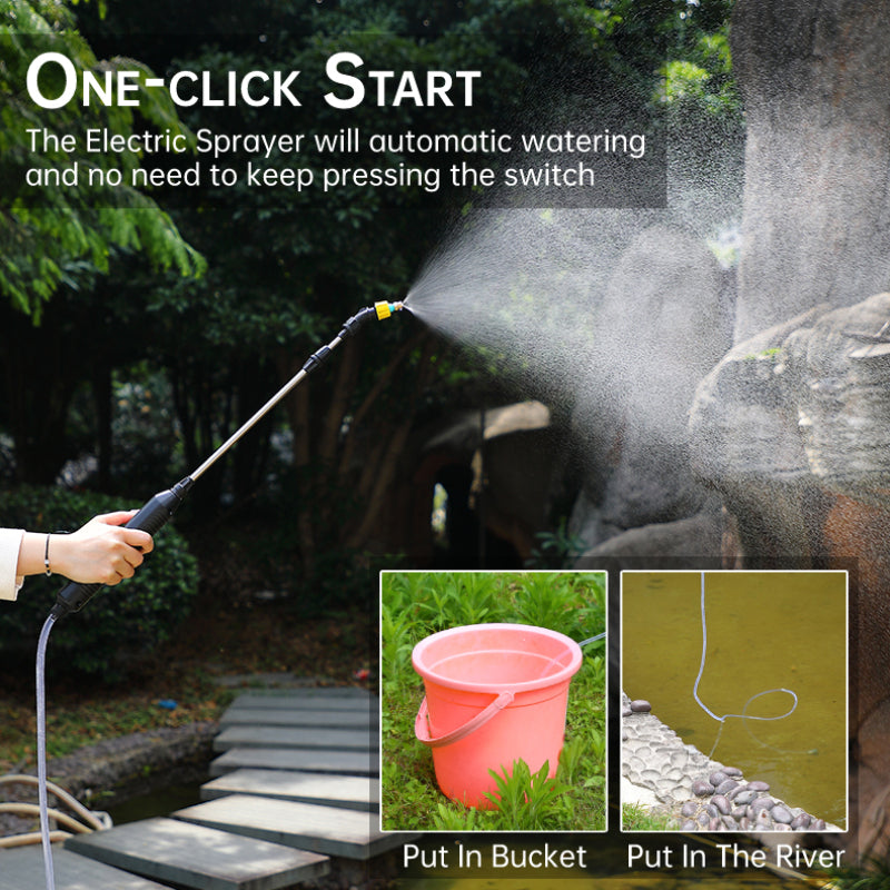 Electric Watering Can Watering Flowers Electric Spray Gun Gardening Water Gun