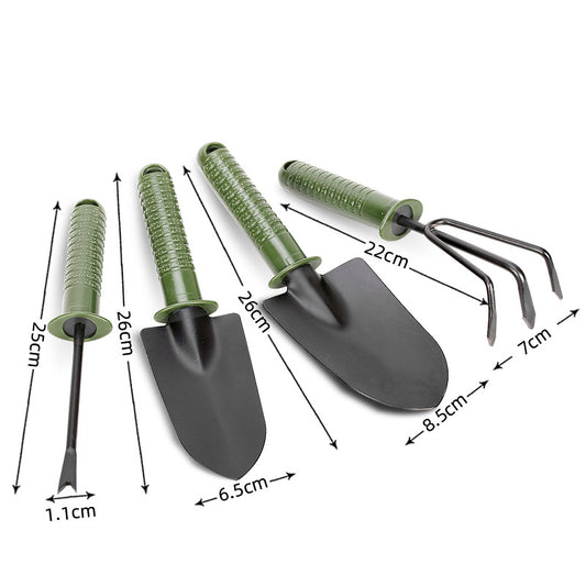 Gardening Four-Piece Set Flower Tool Household Small Shovel Outdoor Digging Flower Shovel Iron